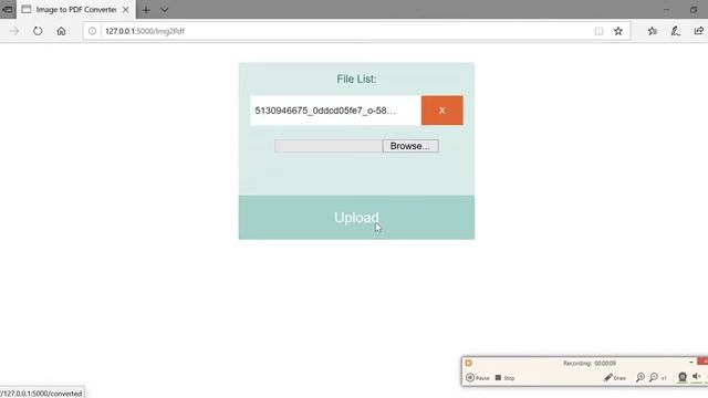 Image to PDF converter website using Python Flask(with Code) смотреть онлайн