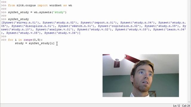 Ep 6 Python NLTK | Wordnet and Synsets Continued смотреть онлайн