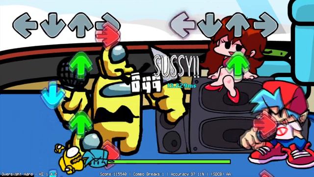 FNF': Vs Impostor - Oversight + Danger (V4 Vs V5) (white Impostor V4 Vs Yellow Impostor V5 Ft.black