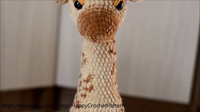 Amigurumi Plush Giraffe. Crochet pattern. Tutorial смотреть онлайн