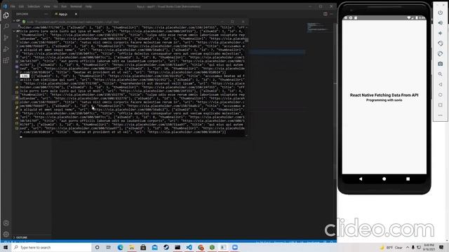 React Native | Fetch Data from API смотреть онлайн