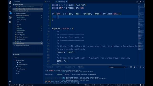 Configure Environment URLs in WebDriverIO - Part - 23 смотреть онлайн