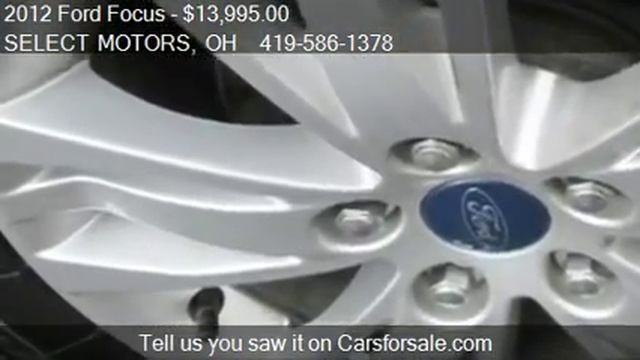2012 Ford Focus SEL - for sale in Celina, OH 45822 смотреть онлайн