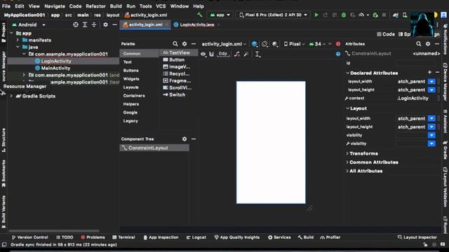 Android Studio Tutorial for Beginners / Login Activity Android studio смотреть онлайн
