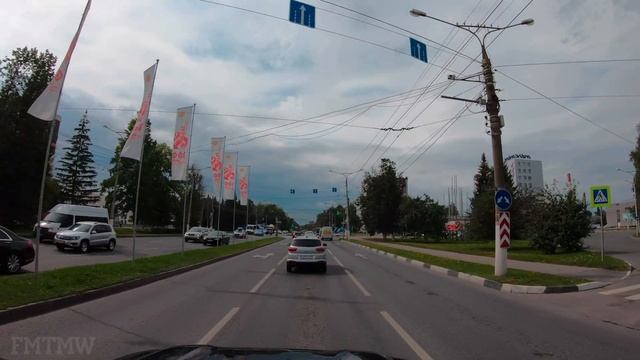 Driving In Russia 4K Cheboksary Scenic Drive | #FollowMe