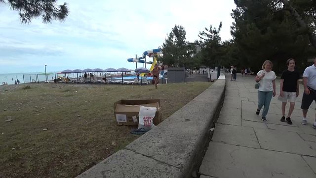 АБХАЗИЯ. Пицунда ☼ Чистое Море ☼ Пляж и Набережная .. смотреть онлайн