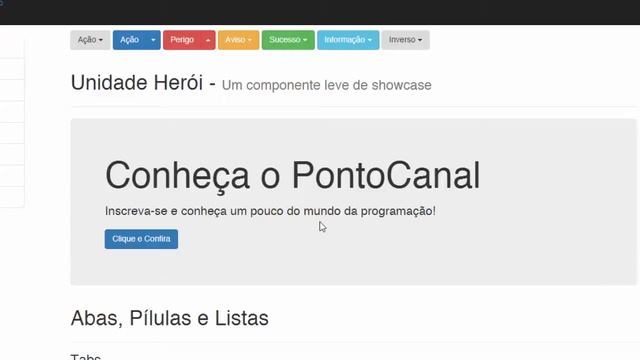 Curso de Bootstrap 3 - Jumbotron e Ícones #06 смотреть онлайн