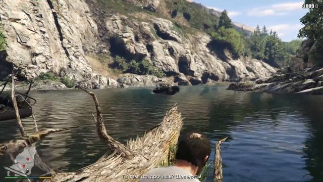 Прохождение Grand Theft Auto V (GTA 5) На PC (60 Fps) на русском Часть 29 под откос