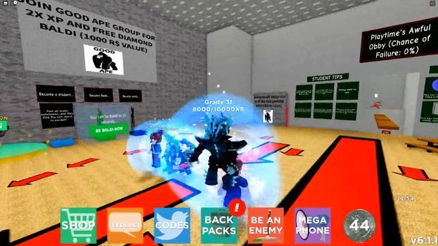 Baldi's Basics Multiplayer V6.1.1 # 08 (Roblox Map) смотреть онлайн