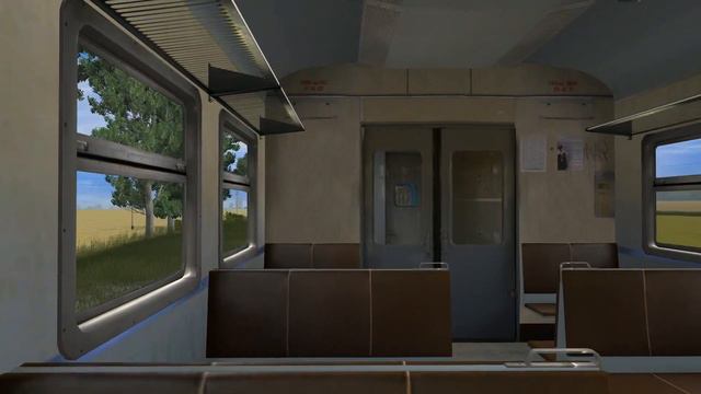 Поездка на ЭД9М-0056 в Trainz 12