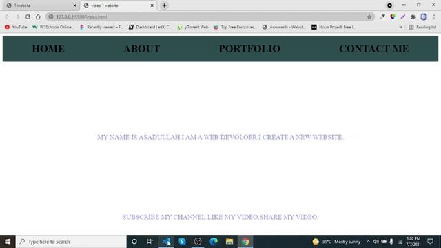 Create a website on using html and css. смотреть онлайн