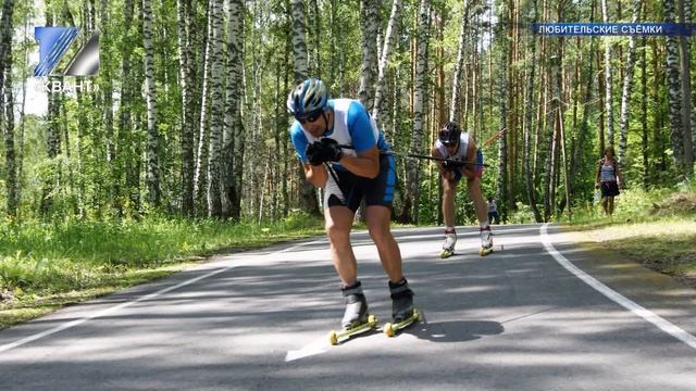 В г. Топки прошло Первенство Кемеровской области по лыжероллерам смотреть онлайн