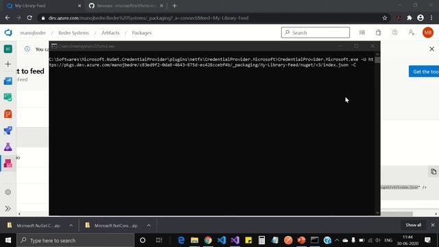 Setting up and using Nuget Feed on Azure Devops смотреть онлайн