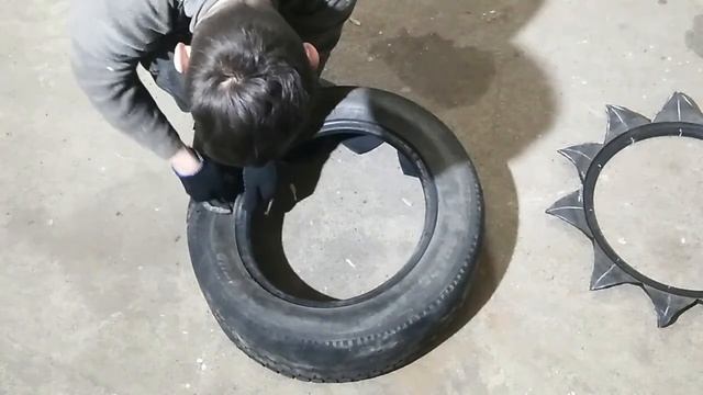 Мастер-класс Как сделать Клумбу из шины своими руками. Поделки для дачи. смотреть онлайн