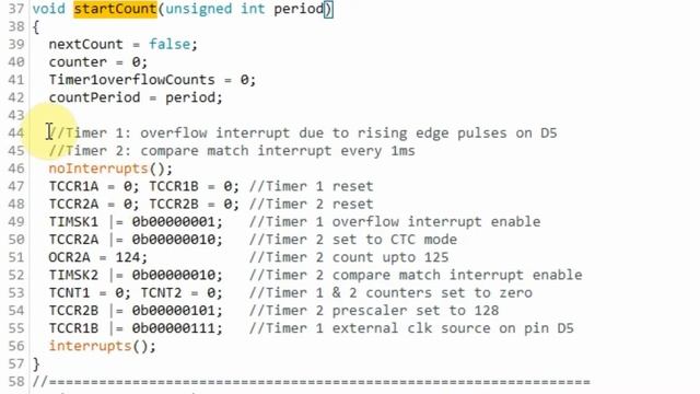 Frequency Counter using Arduino Timers смотреть онлайн