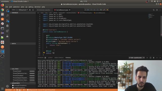 Quarkus #5: Monitoramento com Prometheus e Grafana смотреть онлайн