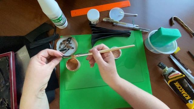 Кожаная картина "Два зонтика" | Мастер-класс смотреть онлайн