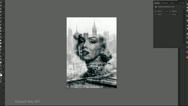 ПОРТРЕТ сюрреализм Мэрилин Монро | Marilyn Monroe смотреть онлайн