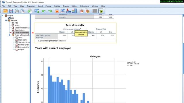 Normality test in SPSS | Kolmogorov-Smirnov | Shapiro-Wilk | Normality plot| Histogram| Bilal Hassa смотреть онлайн