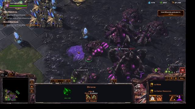 Starcraft co op: The rift, the Zerg and the Protoss смотреть онлайн