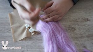 Делаем сложный парик для BJD куклы.  Новый инструмент.