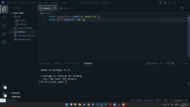 Node.js и MySQL через ORM. Применяем Sequelize для запросов в базу данных смотреть онлайн