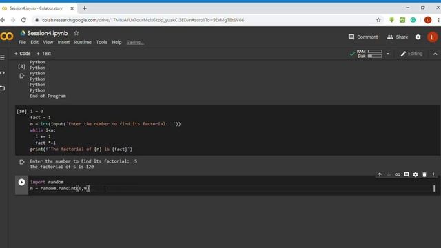 Python Session-03 смотреть онлайн