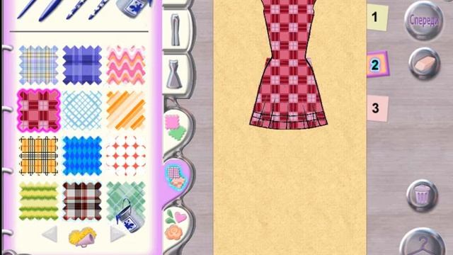 Barbie / Барби - Прохождение игры "Показ мод" Уровень 1 Барби создает одежду смотреть онлайн