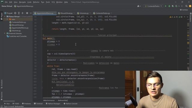 DETECCION DE MANOS Y CONTEO DE DEDOS con Vision Artificial | MediaPipe OpenCV Python смотреть онлайн