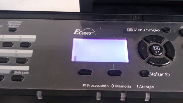 Reset memória e ativação do disco de ram impressora Kyocera M2040, M2035. смотреть онлайн