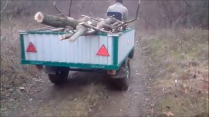 Тест мототрактор ЗУБР
