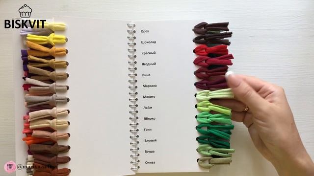 Трикотажная пряжа BISKVIT | Обзор палитры