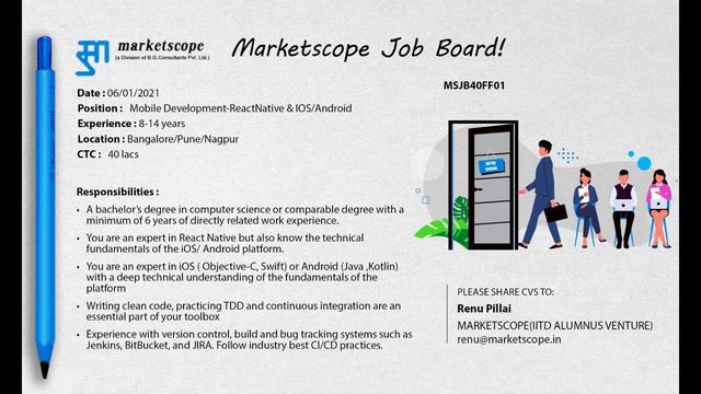 Job Vacancy | Mobile Development | React Native & IOS Android смотреть онлайн