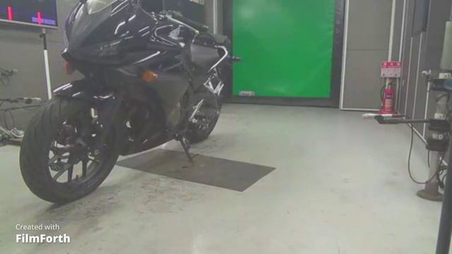 Мотоцикл спортбайк Honda CBR400R ABS рама NC47 модификация ABS спортивный 2016 пробег 10 т.км черный