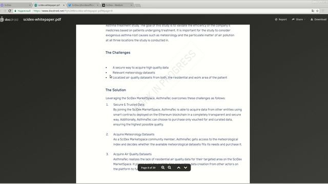 SciDex - изучаем WhitePaper проекта. (author Burmik123) смотреть онлайн