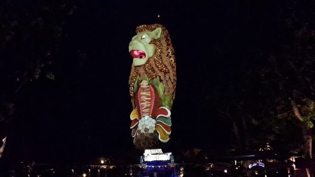 Singapore Sentosa Merlion 4K 3D Projection Mapping Magic Lights (SG50 Special) 2015/08/26