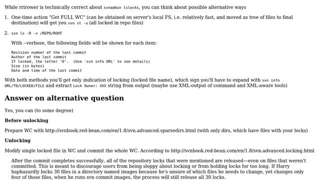 Finding locked files in svn without checking out (2 Solutions!!) смотреть онлайн