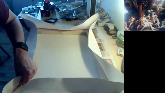 Building frame and stretching canvas #ArtIsACraft (part 2) смотреть онлайн