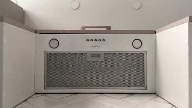 Показываю встроенную вытяжку Maunfeld Crosby Singl 60 (в белом цвете) смотреть онлайн