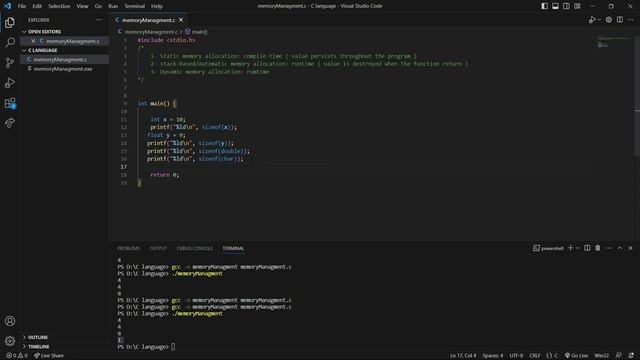 C Programming Tutorial: Memory Management with Dynamic Memory Allocation part 2 смотреть онлайн