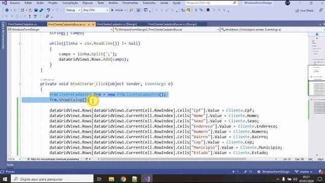 C#, salvar um DataGridView num arquivo CSV. Csharp Windows Form смотреть онлайн
