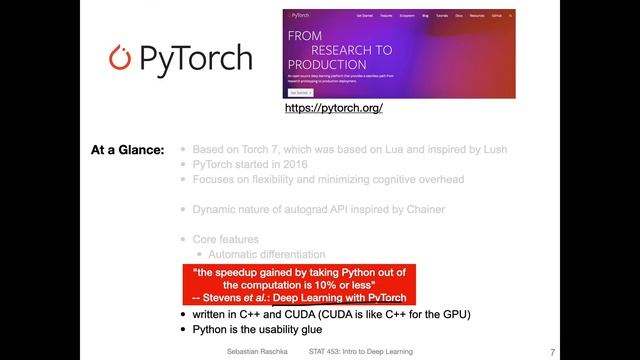 L6.1 Learning More About PyTorch смотреть онлайн