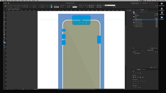 How To Create Flat Iphone Mockup in Indesign CC смотреть онлайн