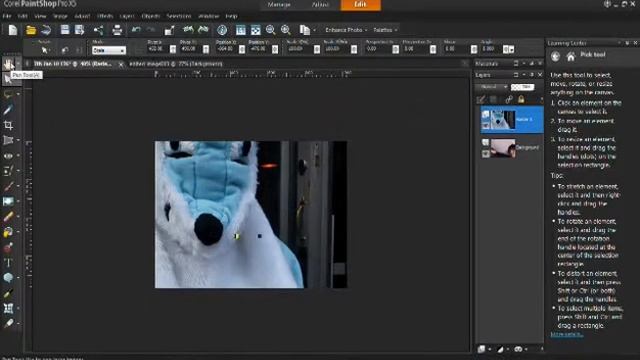 How to edit yourself with a furry Corel photo paint version смотреть онлайн