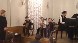 Во поле березка стояла на балалайках.