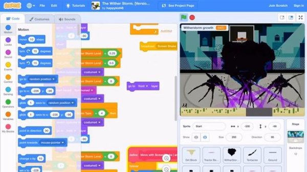 Scratch wither storm glitch