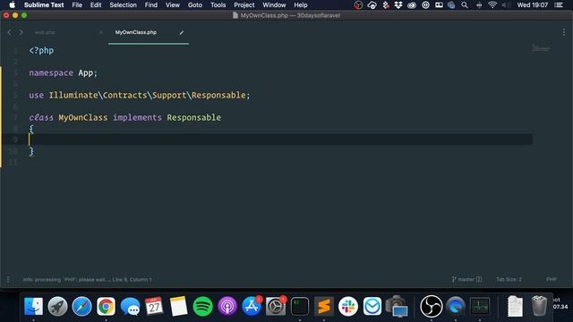 The Responsable Interface — 30 Days of Laravel: Day 16 смотреть онлайн