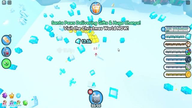 ШОК ! ПОЛУЧИЛ САМОГО РЕДКОГО ПЕТА HUGE SNOWMAN В PET SIMULATOR X ROBLOX смотреть онлайн
