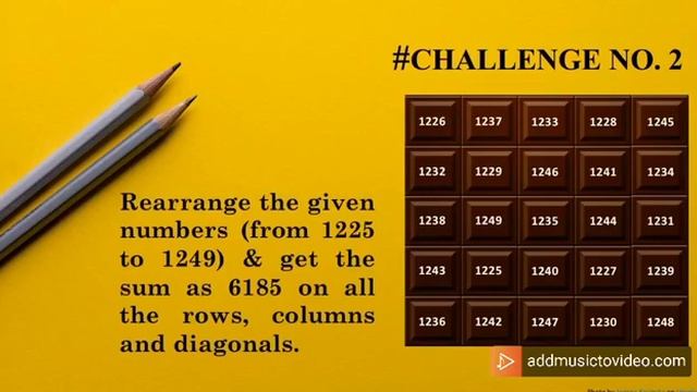 Decode it!#Challenge-2,The law of squares 5*5/magic squares. смотреть онлайн