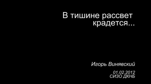 В тишине рассвет крадется... (Игорь Винявский) смотреть онлайн